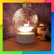 - 5290 3D Decorative Lamp 3D Home Decoration Lamp/ Table Lamp/ 3D LED Decorative Bedside Lamp/
