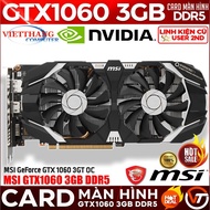 VGA - MSI GTX1060 3GB DDR5 2 Fan Video Card Used (Old - 2nd)