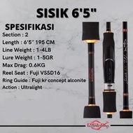 Joran Sisik Ajing | Sisik Gen 2 611 | Sisik 642 BC | Sisik 652 | Sisik Gurito 702 Joran Casting Jor