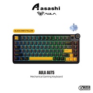 AULA AU75 87-Key RGB Tri-Mode Gasket Mechanical Gaming Keyboard - Star Vector Switch
