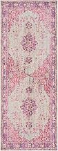 Emilio Bright Pink Updated Traditional Area Rug 3'3" x 8'2"