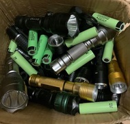 光燈手電筒送一個18650電池