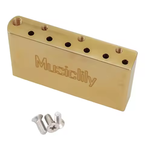 Musiclily Ultra 52.5mm Solid Brass/Steel Tremolo Block for China and Indonesia made Squier Standard 