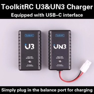 ToolkitRC U3 Lithium Battery Model Aircraft Simple Balance Charger 2-3S/UN3 NiMH 4-8S 2A25W Introduc