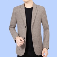 ✳✢Jaket baju lelaki separuh baya musim bunga dan musim luruh, baju kasual, jaket lelaki perniagaan, 