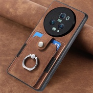 Honor magic5 Pro vỏ cho Honor Magic 5 4 Pro magic5pro 5g 2023 Điện thoại da trường hợp Thẻ Ví khe cắ