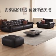 Black American Retro Sofa Big Black Cow Piano Key Living Room Sofa All1250