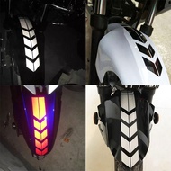 FHUE_Cool Stylish Motorcycle Sticker Reflective Motorbike Fender Decals Decoration