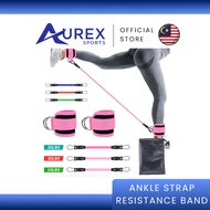 Elastic Bands Cable Ankle Straps Double D-Ring Ankle Cuffs Gym Workout Glutes Legs Strength Training