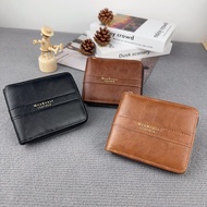 2024 Wallet Men's Short Style New Zipper Popular Business Zero Wallet Card Bag Wallet Large Capacity
