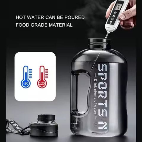 1.7L/2.7L Portable Large Capacity Water Bottle Sports Water Bottle Gym Cycling Cup For Fitness Campi