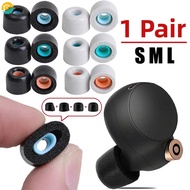 1 Pair Soft Memory Foam Noise Cancelling Ear Tips Replacement Earphone Earplugs S/M/L Sizes Earbuds For Sony WF-1000XM4 / WF-1000XM3