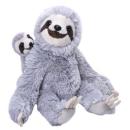 Wild Republic Mom Baby Sloth 12 Inches Realistic Sloth Plush Soft Toy 🦥