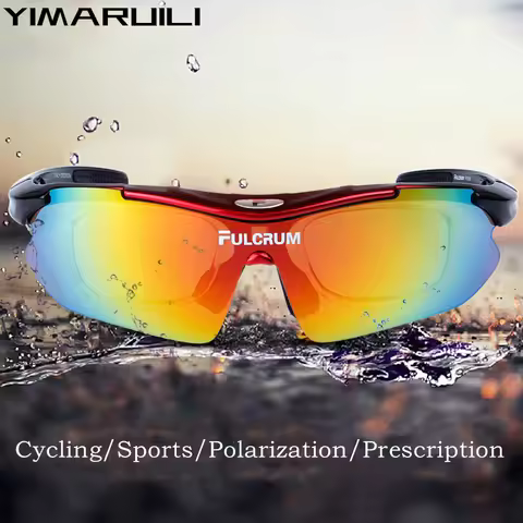YIMARUII 1+5 Fashion Add Prescription Sports Cycling Glasses Polarized Sunglasses UV400 Driving Nigh