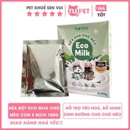 Sữa bột Eco Milk chó mèo con dạng gói giúp hỗ trợ tiêu hoá Sữa bột dinh dưỡng cho chó mèo sơ sinh
