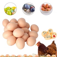5Pcs Artificial Fake Egg Plastic Dummy Eggs Encouraging Chicken Laying Eggs Colorful DIY