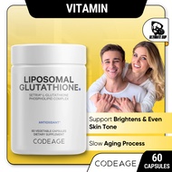Codeage, Liposomal Glutathione, Skin Whitening & Brightening, Antioxidant Support, Enhanced absorpti