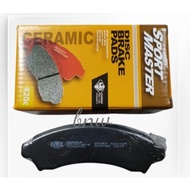 SPORT MASTER BRAKE PAD FRONT PERODUA AXIA BEZZA MYVI LAGI BEST 2011 D0085