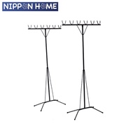 [Sanitary] Standing Bamboo Pole Holder, bamboo pole hook, bamboo pole stand, Clothes Laundry Metal D