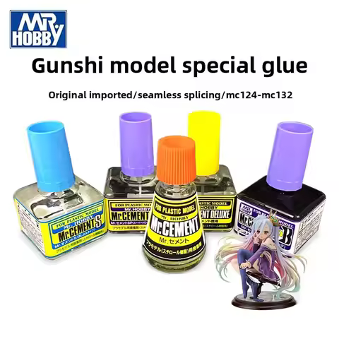 Mr Hobby Special Glue for Gundam Military Model Kits ABS Plastic Resin Repair Fast Drying Cement Dec