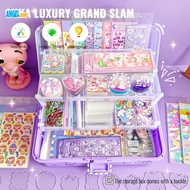 DIY Goo Card Set Three-layer Storage Box Hand Account Sticker Goo Card Sticker Goo Chuck Goo Card Cu