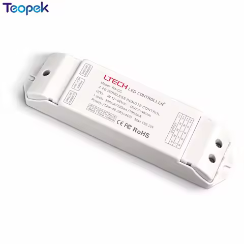 LTECH R4-CC constant current receiver DMX512 decoder led controller dmx signal driver 2.4G wireless 
