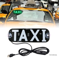 fol Taxi Light Taxi LED Sign Decor Taxi LED Light Hook On Car Window With USB