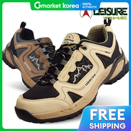 Leisure Time นํ้าหนังบุคคลทันสมัยรองเท้าเดินป่ากีฬาข้างนอกรองเท้าทำงานรองเท้าผู้ชาย
