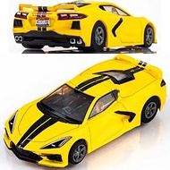 AFX/Racemasters Corvette C8 Accelerated Yellow AFX22013 HO Slot Racing Cars