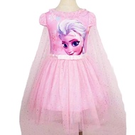 Frozen tutu dress +cape for kids 2yrs to 7yrs