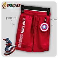Kids Boy Short Pants Kids Summer Trousers for Boy #Marvel #CaptainAmerica