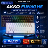 [Rapid Trigger] Akko Monsgeek FUN68 Fun60 Pro HE Mechanical Keyboard – Hotswap, 8KHz, 0.01mm RT, SOC