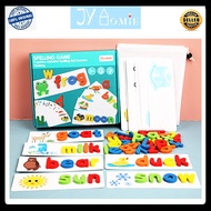 Board Game ABC Spelling Game ABC Puzzle ABC Letter Card Kid Puzzle Mainan ABC Mainan Ejaan ABC Maina