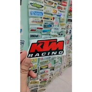KTM RACING printing sticker