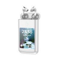 Tune A98 BOX 2in1 Large Screen Touch Earphone Outdoor Emergency 8000mAh Power Bank LED Flashlight TW