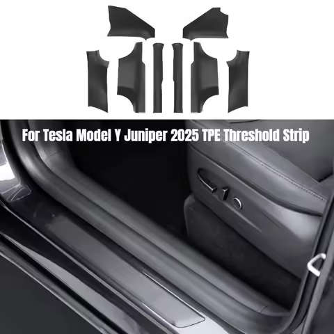 AB Pillar Threshold Strip for Tesla Model Y Juniper 2025 Front Rear Door Threshold Anti-kick Pad Pro