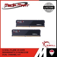 G.SKILL FLARE X5 DDR5 CL36 6000MTS 2X16GB/2X32GB  DUAL CHANNEL KIT INTEL XMP / AMD EXPO