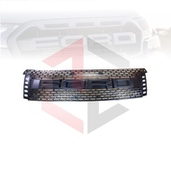 FORD RANGER T6 2012 - 2014 BLACK - RED Wording Front Grill With LED Light Bumper