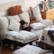 Floor Lazy Sofa for Bedroom Home Use ins Wind Balcony Long Sitting Thickened Bedside Tatami Cushion 