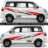 APV sport car stickers, APV car list stickers, latest cool APV sports car stickers