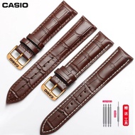 CASIO Casio leather watch belt original suitable for MTP1375 1183 1303 1370 1384 male 22