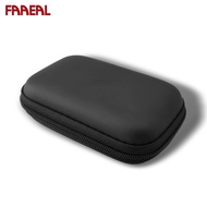 FAAEA Black Earphone Box PU Earbuds Case For Headset SD TF Cards Currency Data Cable Headphones Accessories