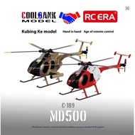 RC ERA C189 MD500 2.4G 6CH UAV 1:28 Fixed Height Single Blade Flybarless RC Helicopter RTF