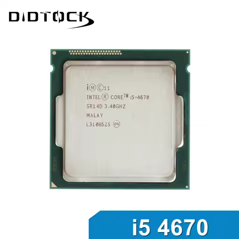 Intel Core i5 4670 3.4GHz 6MB Socket LGA 1150 4-Core CPU SR14D Desktop Processor
