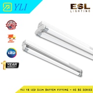 ESL LIGHTING YLI T8 LED SLIM BATTEN FITTING – OS BS Series (DOUBLE ENDED)