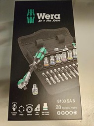 Wera Zyklop 8100 SA 6 Speed Ratchet Set