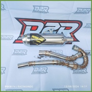 ◳ ☼ Full stanles MUFFLER NORIFUMI Rocket 4 exhaust MUFFLER PNP MOTOR XR150 XR200 XR 150/200 KLX 150
