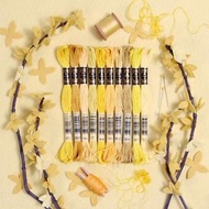 現貨DMC 繡線 25號 黃色組  Embroidery Floss Yellow Palette art.117 十字繡 刺繡 縫紉 布藝 thread cross stitch sew Needlework