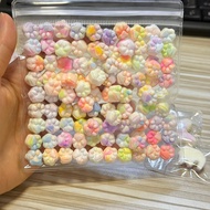 100pcs Kawaii Mini Cat's Paw Squishy Toy Silicone Soft Colorful Cat Paw Mochi Stress Relief Squishy 