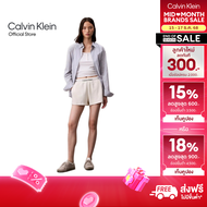 CALVIN KLEIN กางเกงขาสั้นผู้หญิง รุ่น 47C245G YAS - สี Off White